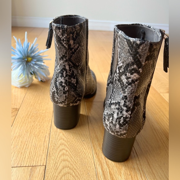 Snake Print Booties - Picture 4 of 8